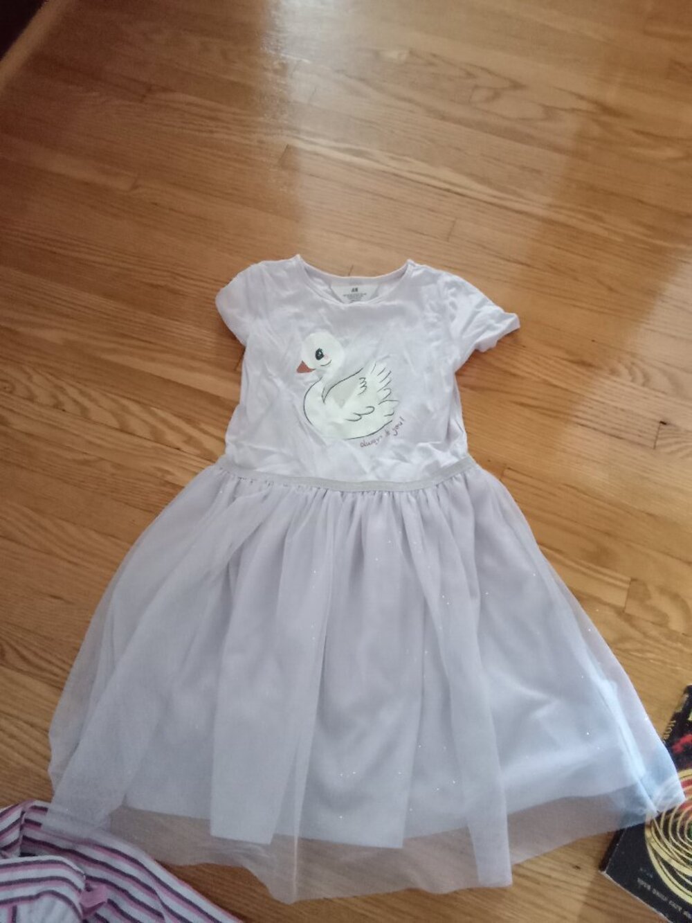Girls Sz 7/8 Swan Tutu Dress